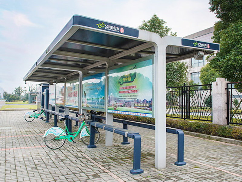 廣告電動車充電車棚