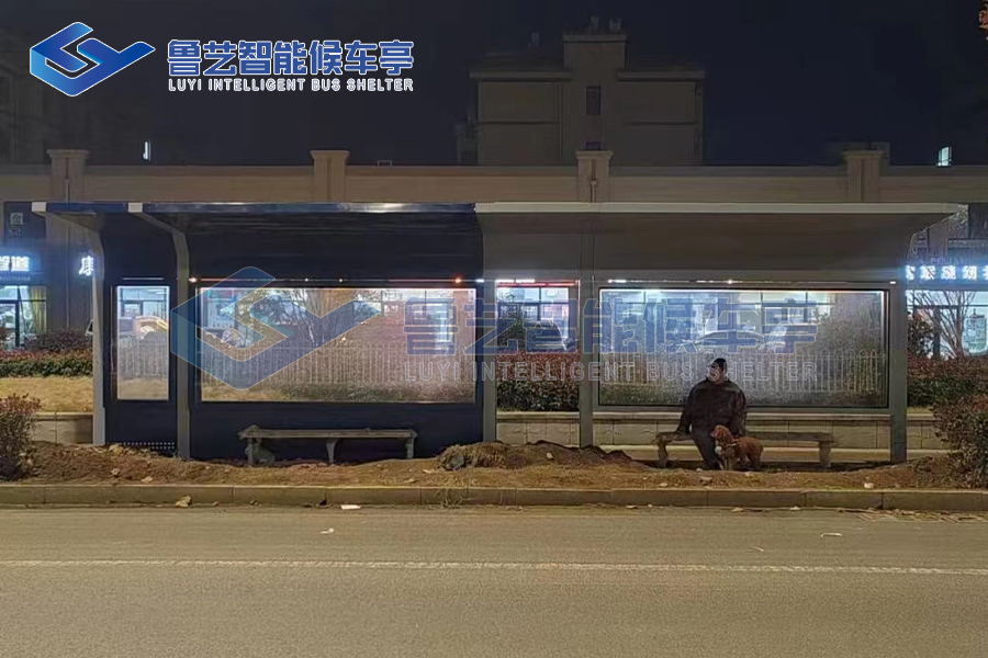 遼寧候車亭項目成功落地安裝，廠家免費技術指導帶來更