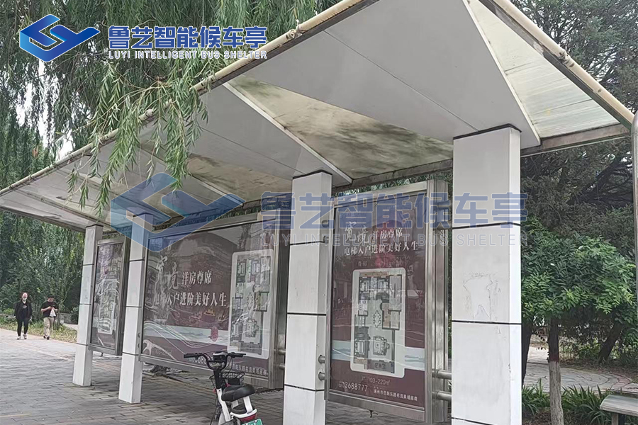 山東濱州公交站亭